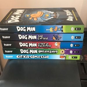 Dog Man Book Series (5 books included)